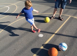 Multi-use sports court image
