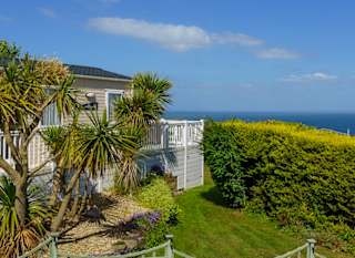 Holiday home views at Swanage Bay