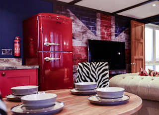 The dining area of one of our exclusive accommodations, The Rockstar. Book your holiday now! image
