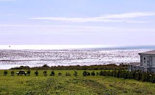 A view of the beach at Mersea Island holiday park. image
