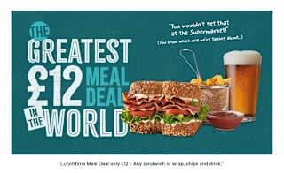 £12 Meal Deal image