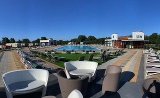 The Lakeside Lido at our leafy lakeside paradise, Tattershall Lakes. image