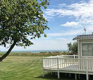 The grounds at our Mersea Island holiday park.