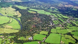 Drone image of The New Forest.