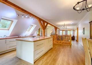 Clean and convenient kitchen area