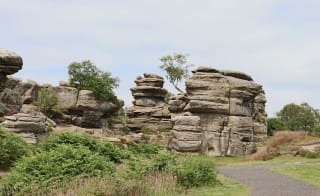 Circular walk at Brimham Rocks image