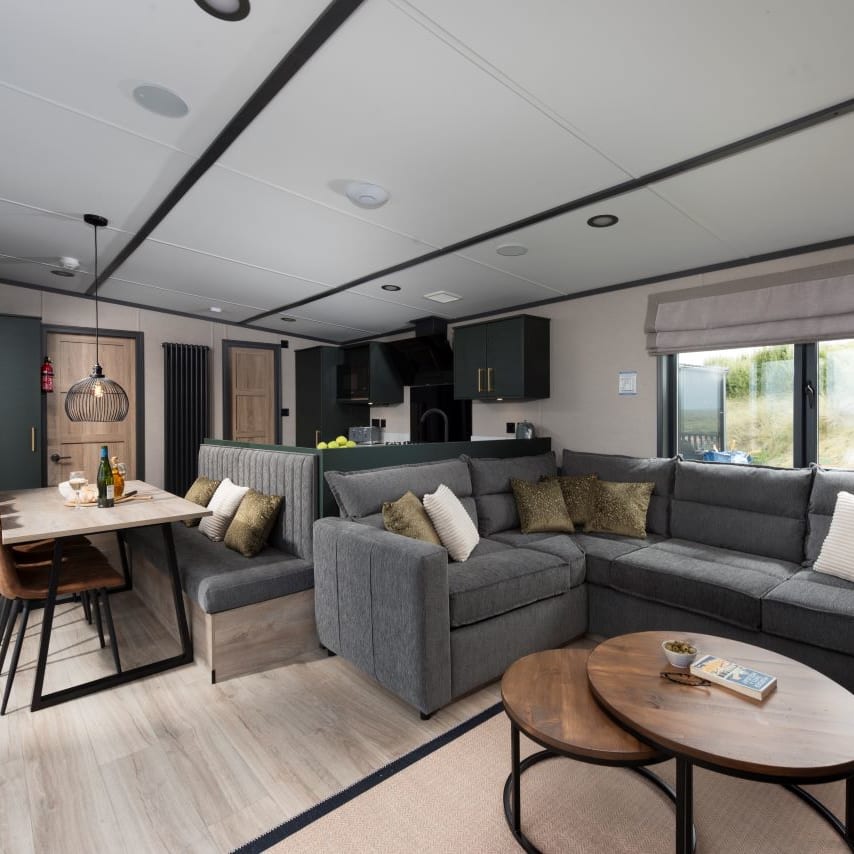 Lounge with flatscreen TV