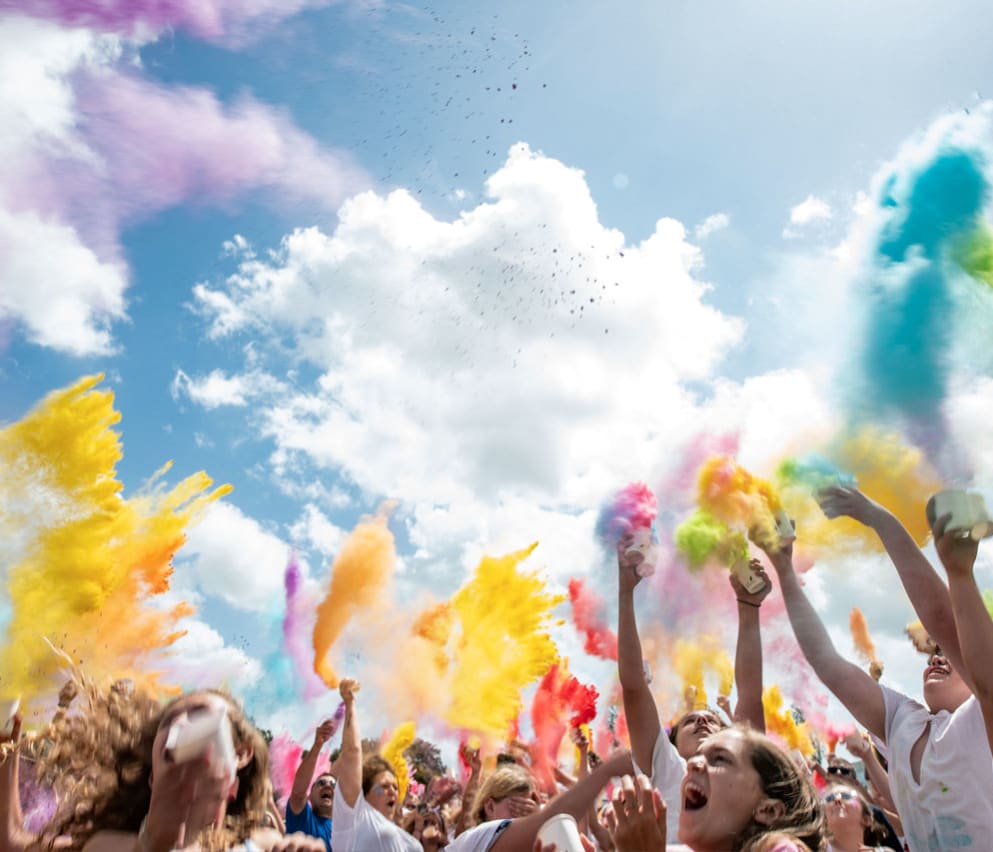 Colour Throw