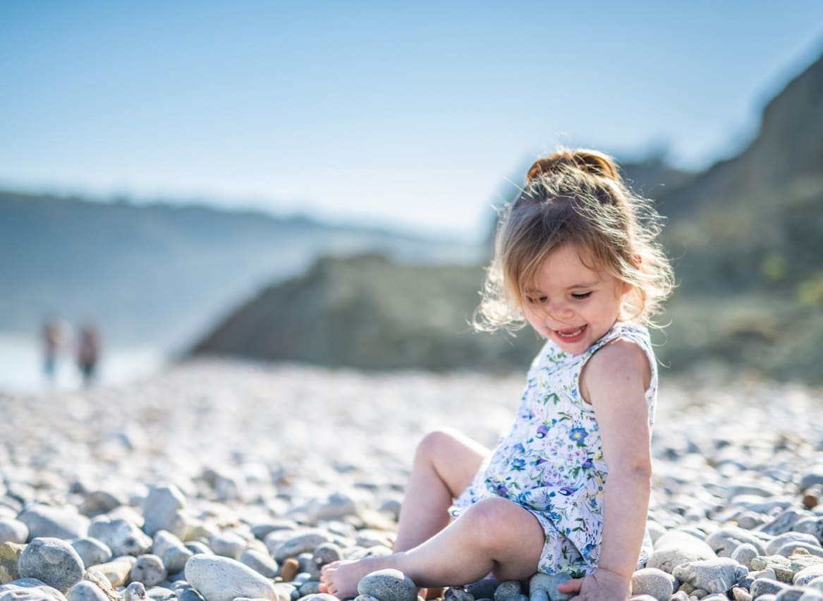 Secluded sandy beach image