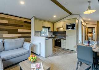 Clean and convenient kitchen area