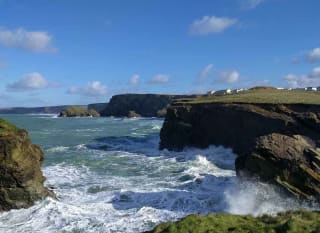 Local beach and cliff area to our Newquay Bay Holiday Park. image