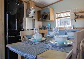 Stylish dining area