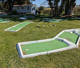 Crazy golf course