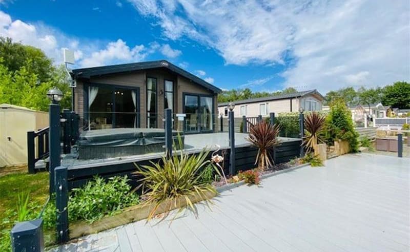 Exterior of one of our stunning lodges for sale at Tattershall Lakes. image