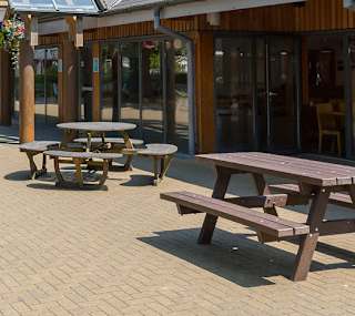 Our fantastic facilities at Sandy Balls on a summers day. image