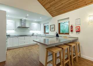 Clean and convenient kitchen area