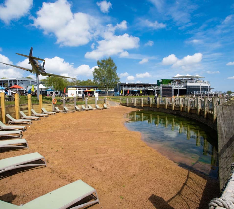An image of the beach at our stunning lakeside paradise, Tattershall Lakes. Get the best of both worlds! image