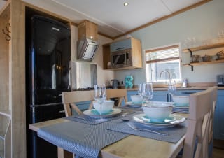 Stylish dining area
