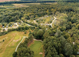 Drone footage above our Kenwick Park, Lincolnshire, showing the stunning woodland scenery. image