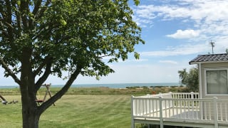 The grounds at our Mersea Island holiday park.