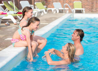 Outdoor heated pool image