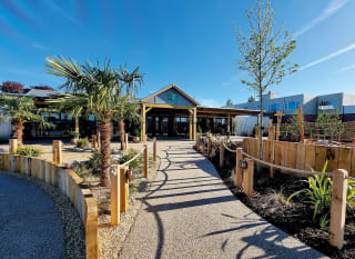 Exterior of our Green Room entertainment venue at Mill Rythe Holiday Park, Hampshire. image