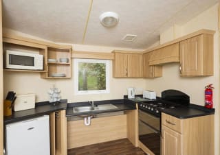 Convenient kitchen area