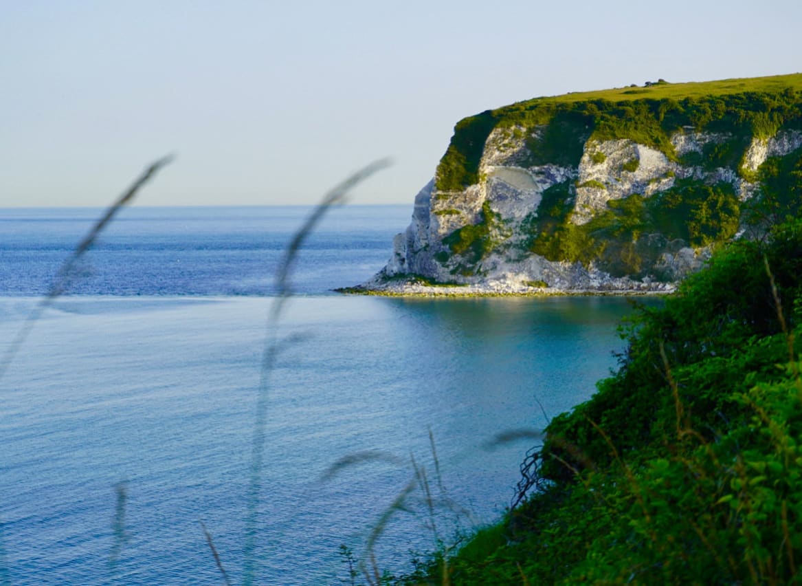 Secluded sandy beach image