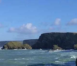 Local beach and cliff area to our Newquay Bay Holiday Park.