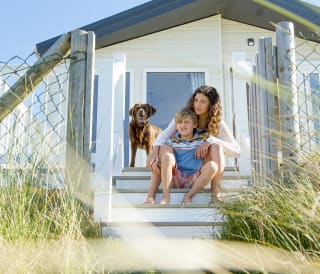 One of our family, dog-friendly static caravans.