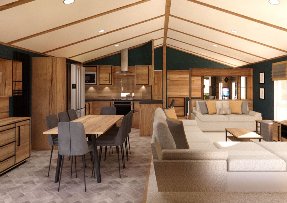 Clean and convenient lounge area