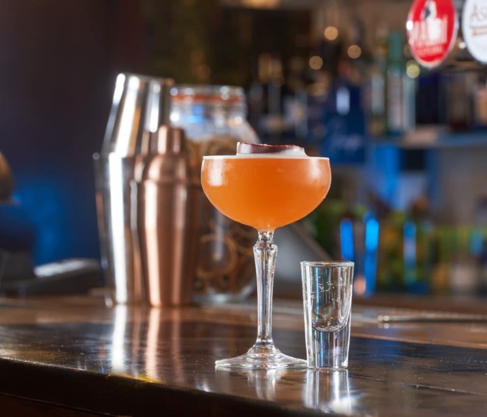Happy hour and late night menu