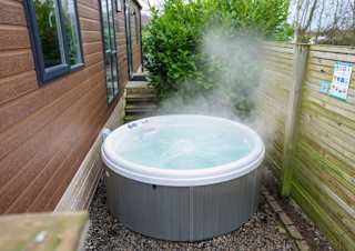 Private hot tub