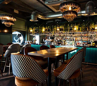 An image of our stunning cocktail bar, Giggling Goose. image