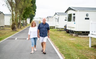 A couple enjoying a walk on one of our parks. image