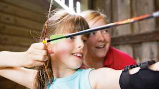 An image of our awesome on-site activity, Target Archery.