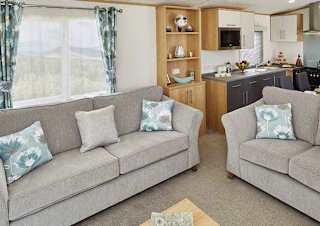 Inside one of our holiday homes at Newquay Bay Holiday Park.
