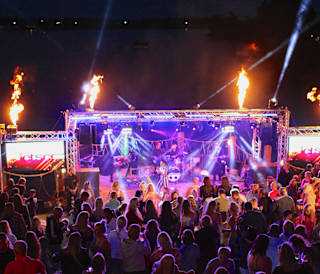 An image from our awesome event Rock The Lakes at Tattershall Lakes.