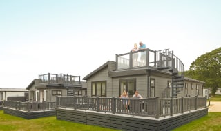The exterior of our Exclusive Indulgent Rooftop Lodge. Book your holiday now! image
