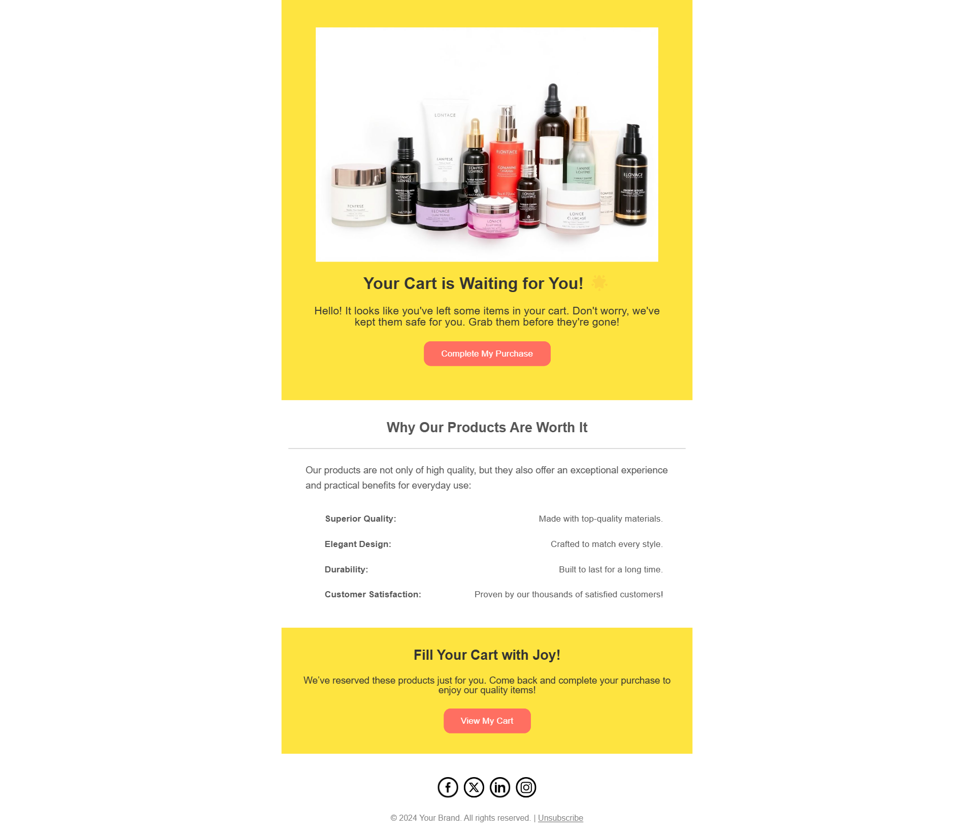 AI-generated email example