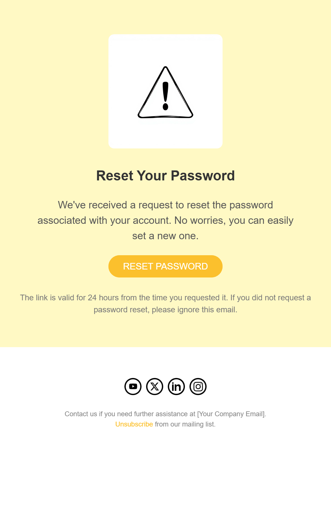 Password Reset (MJML)