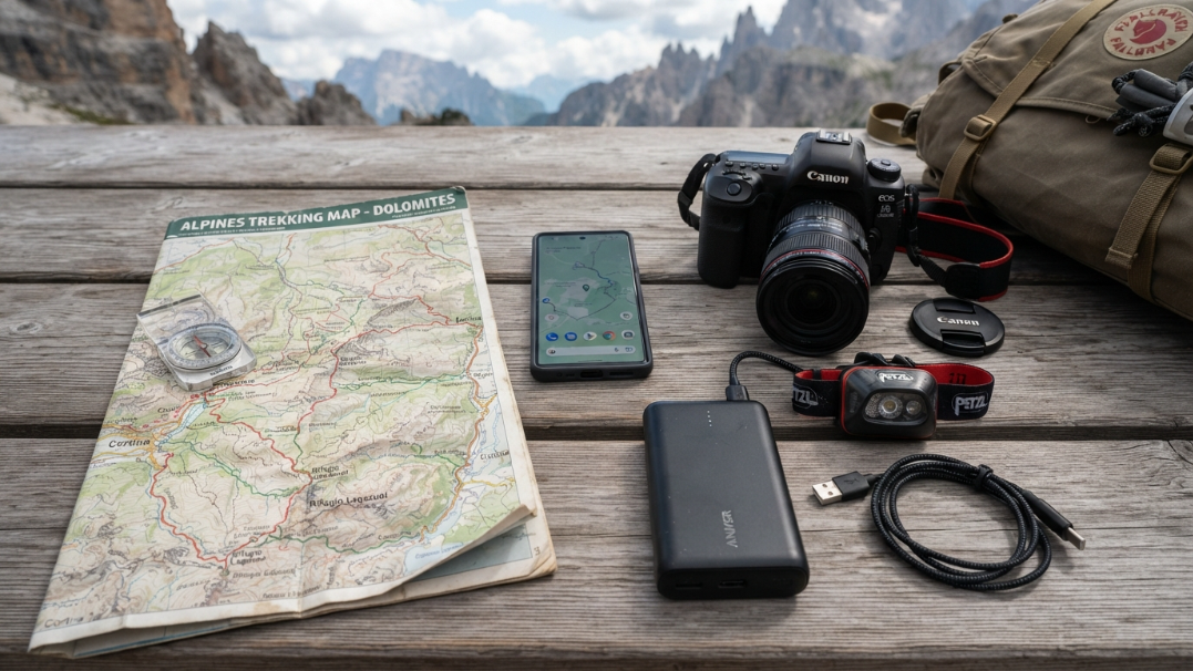 Essential electronics for the Mardi Himal Trek