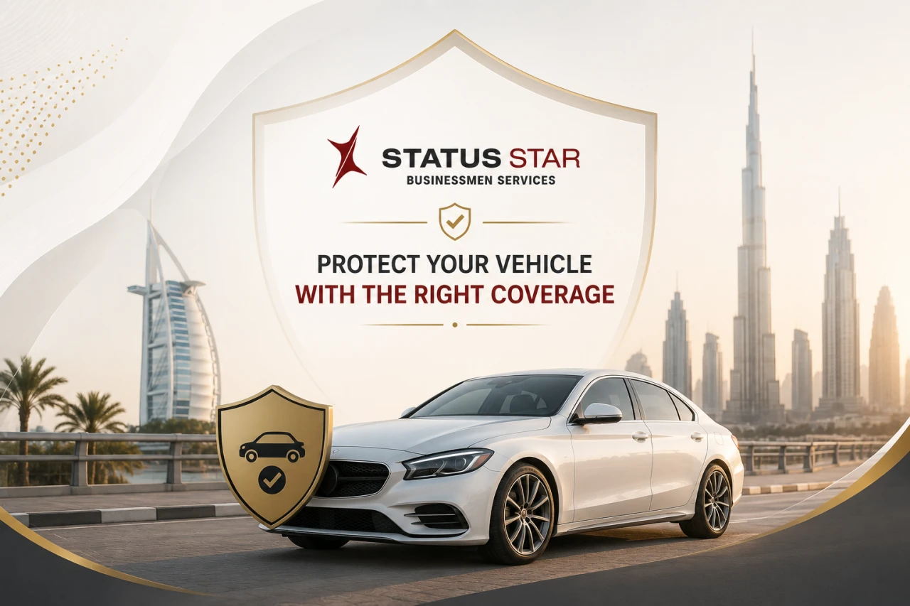 Motor insurance services in the UAE with comprehensive vehicle protection and reliable coverage