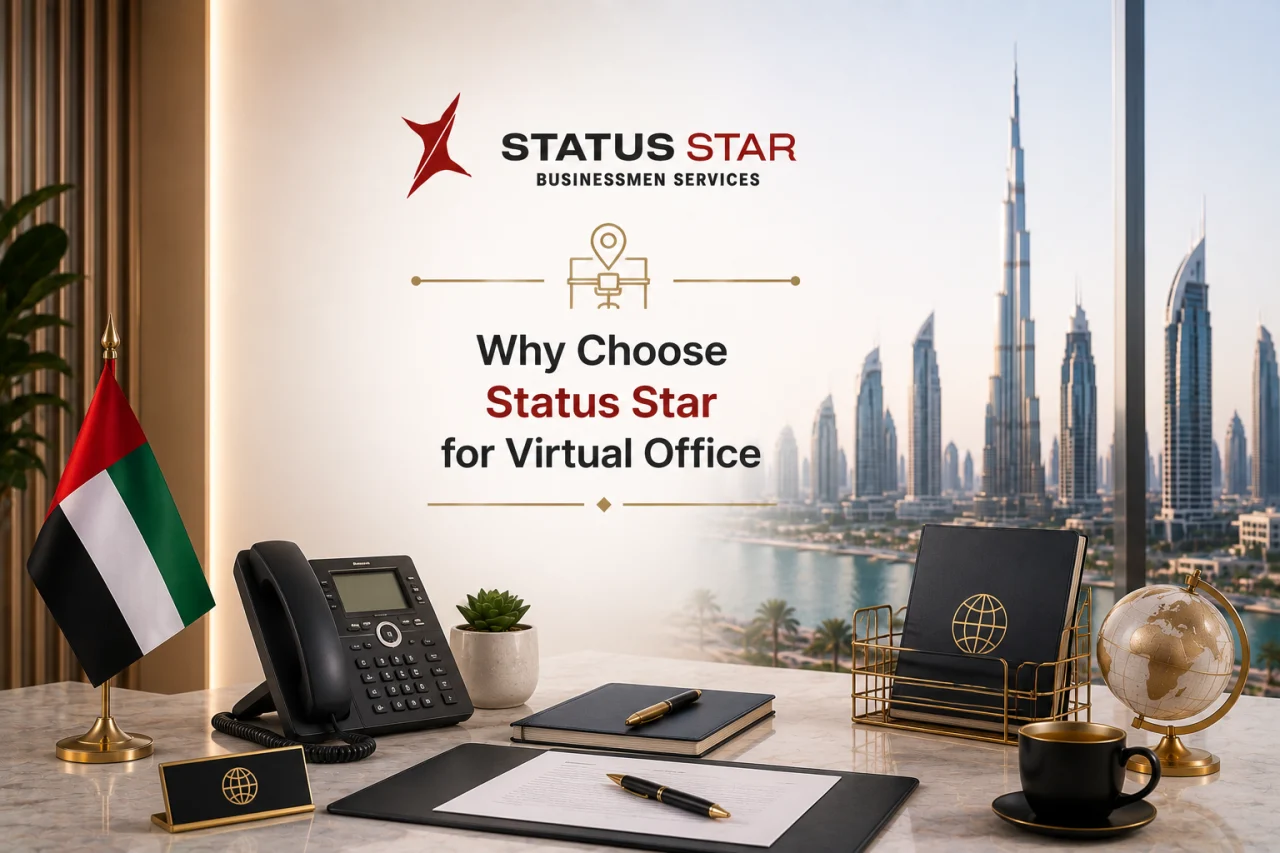 Why choose Status Star for virtual office solutions with reliable business support and professional office services in the UAE