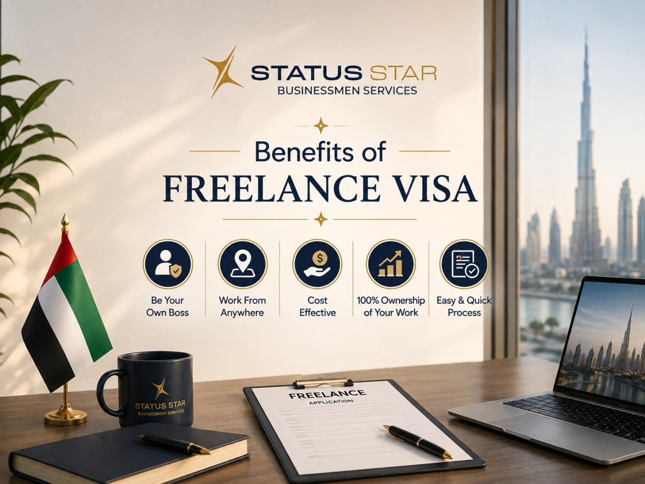 Benefits of UAE Freelance Visa Services.