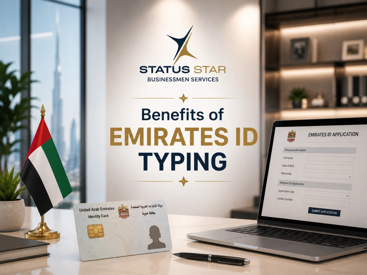 Benefits of UAE Emirates ID Typing Services.