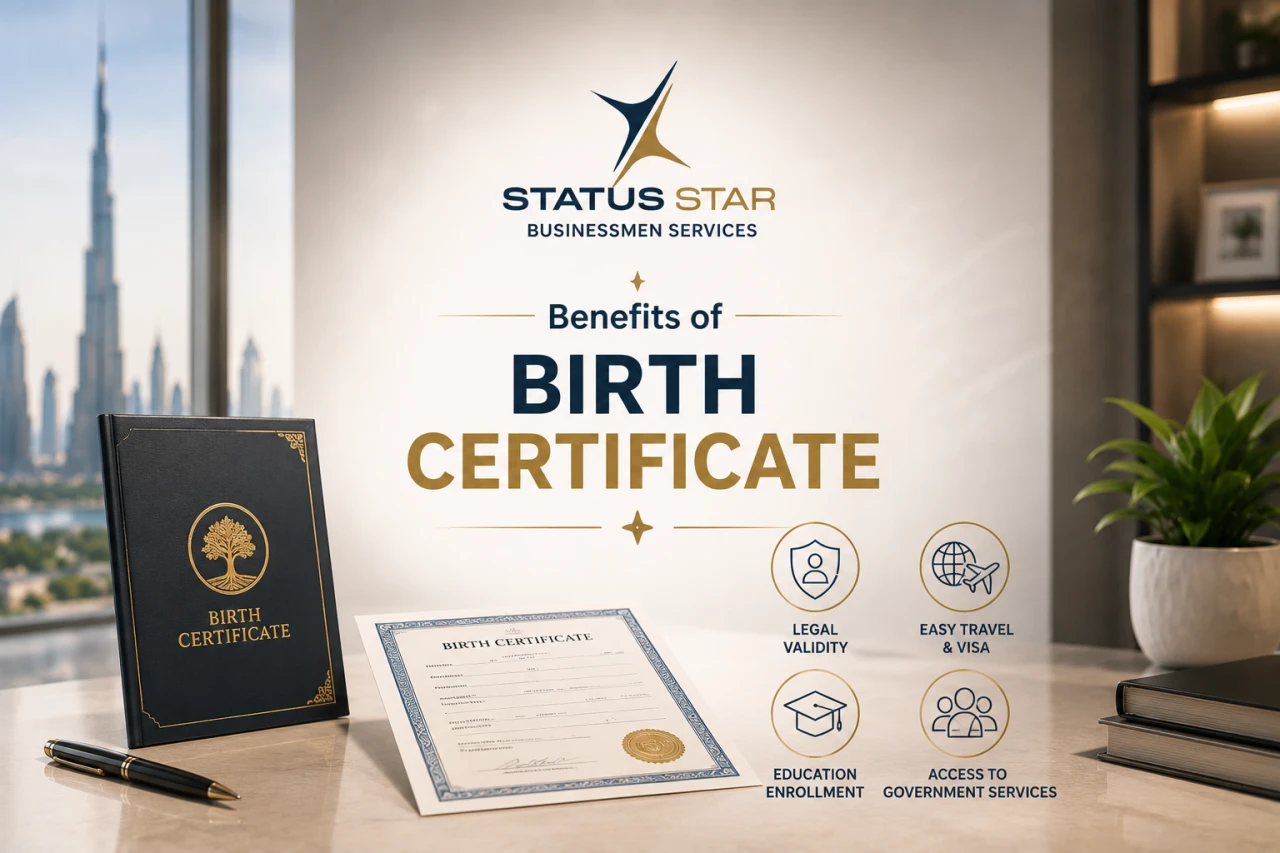 Benefits of birth certificate attestation for legal, immigration, education, and family visa purposes in the UAE