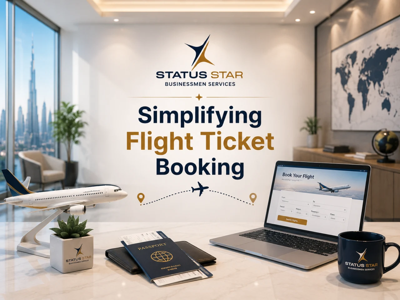 Simplifying Flight Ticket Booking – Fast, Reliable, and Affordable Flight Booking Services by Status Star Businessmen Services
