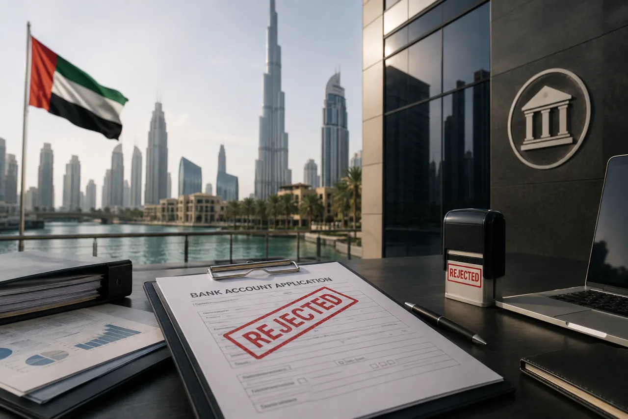 corporate bank accounts get rejected in 2026