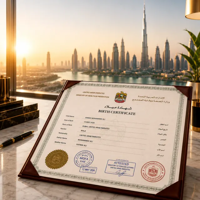 birth certificate services in UAE